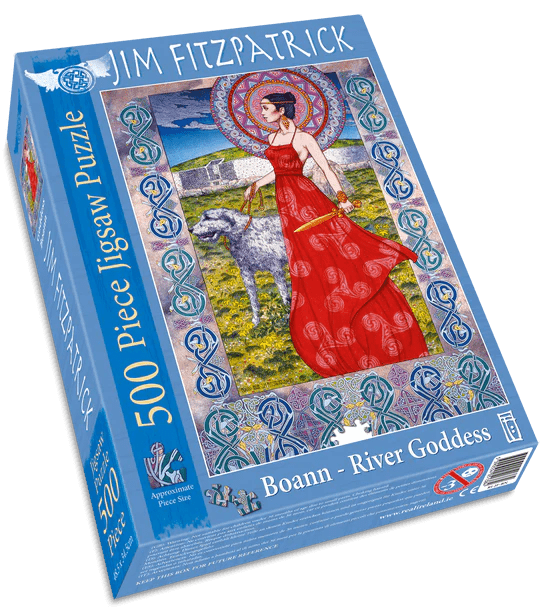 Jim Fitzpatrick | Goddess Boann - Jigsaw Puzzle 500 pieces