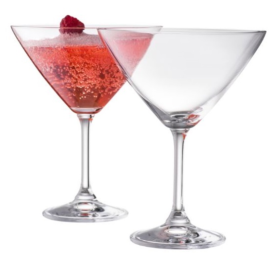 Galway Crystal Elegance Martini /Cocktail Pair