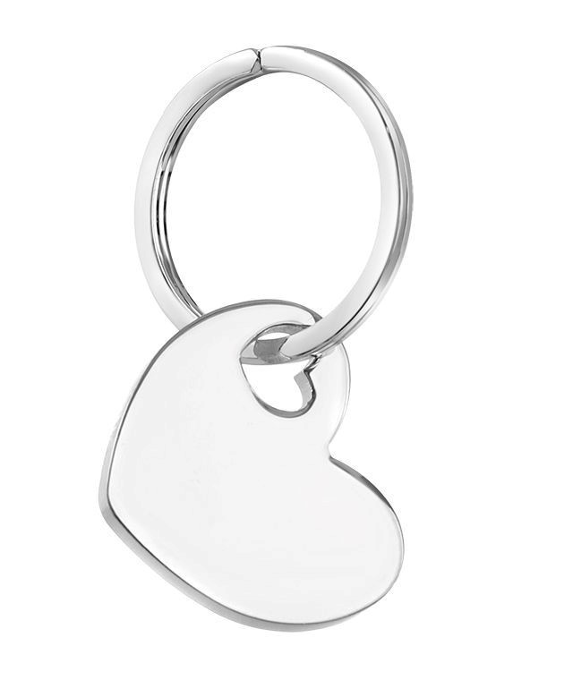 Newbridge Silver Solid Heart  Keyring