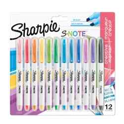 Sharpie S-Note Chisel Tip Pack of 12