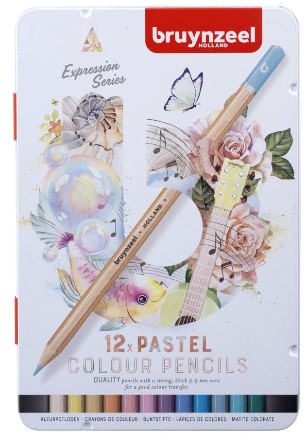 Bruynzeel Expert Pastel  Colour Pencil Pack of 12