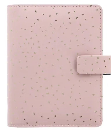  Filofax Pocket Confetti Rose Quartz Organiser