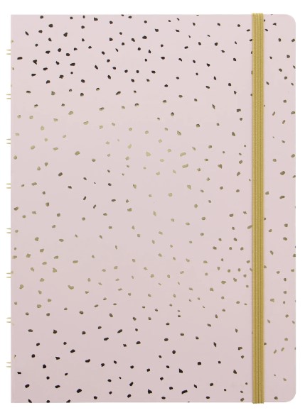  Filofax A5 Confetti Notebook Rose Quartz
