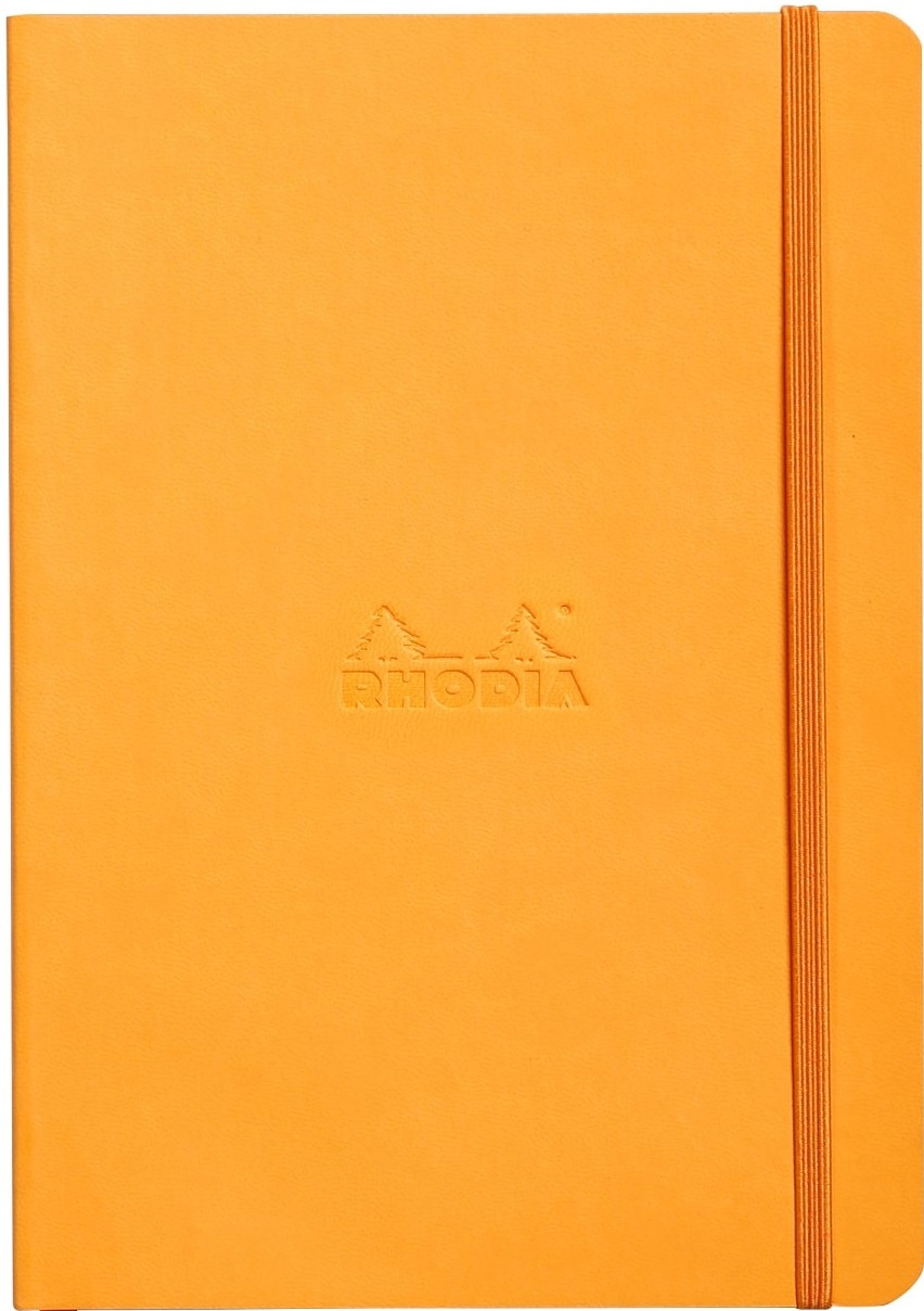 Rhodia Softcover A5 Lined Notebook Orange