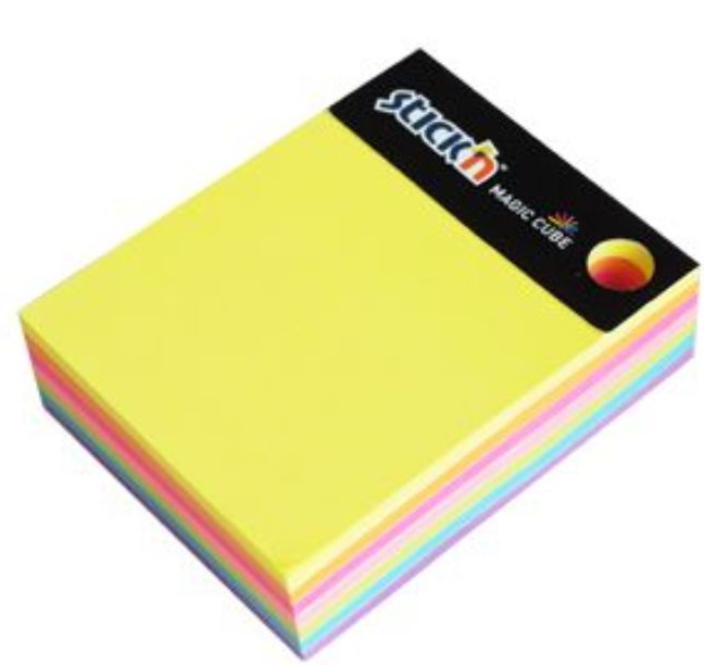 Stick'N Neon Magic Cube Sticky Notes